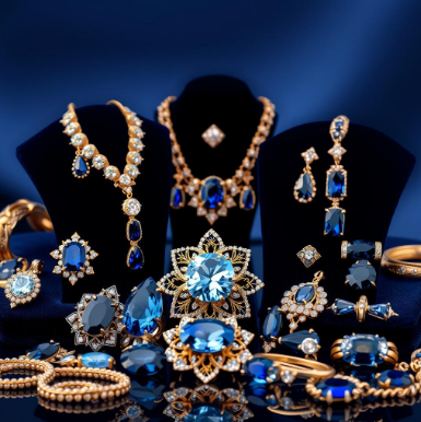 Gold and gemstone jewellery displayed as a smart investment option