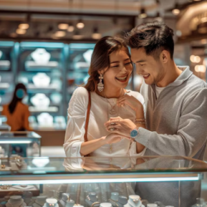 Elegant woman wearing fine jewellery expressing confidence and personal style