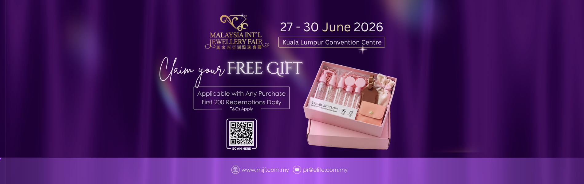 2026 Free Gift Web Banner